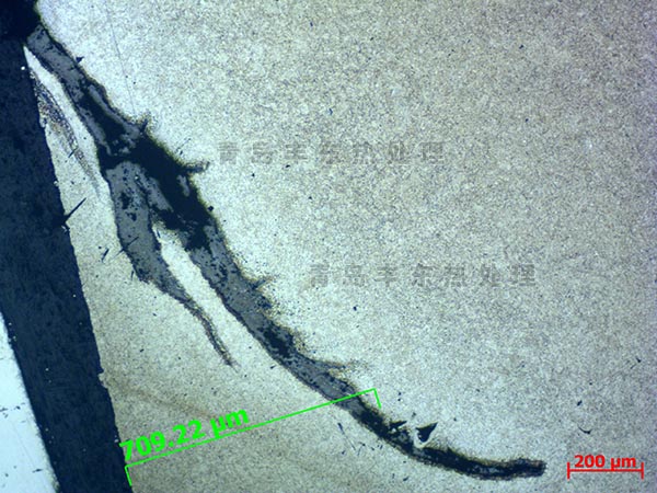 鑄造折疊金相分析 鑄造折疊金相分析